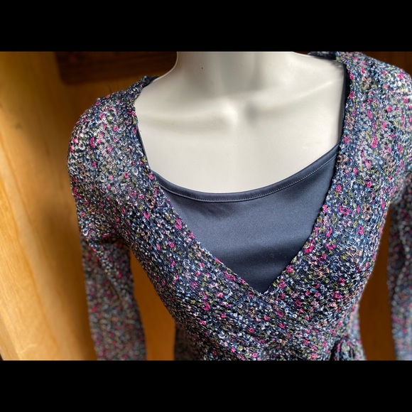 Ransom girl faux wrap dress - Picture 2 of 5